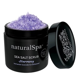NATURAL SPA Sea salt scrub - harmony - tasmania lavender & wattleseed